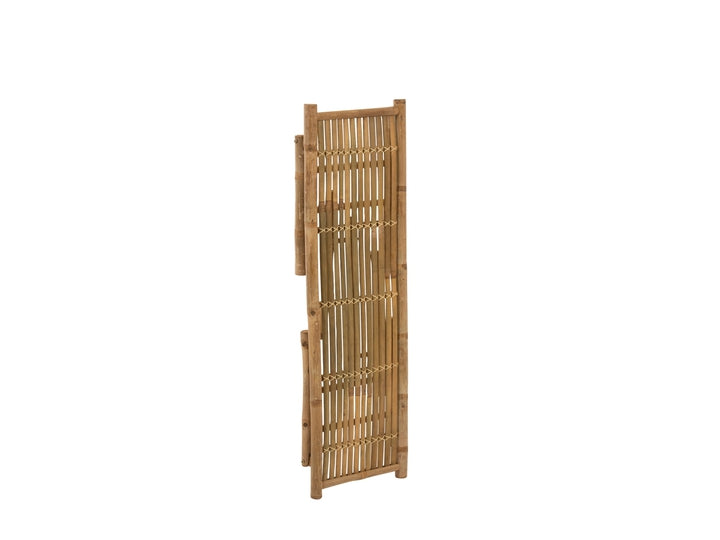 Bambusbænk sammenklappelig - natur