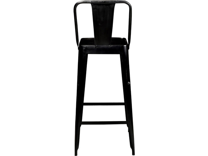Copenhagen barstol - antiksort - sæt af 2 stole